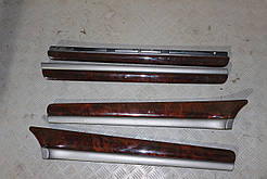 Декор вставки дерева в карти дверей Audi A8 D3