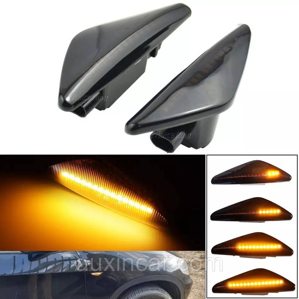 Led динамічні поворотники в крила для BMW X5 E70 / X6 E71 / X3 F25