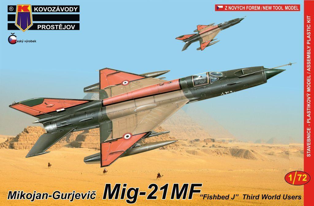 Пластикова модель 1/72 Kovozavody Prostejov 0088 Радянський винищувач МІГ-21МФ Third World Users