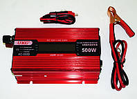 Автомобільний перетворювач напруги 500W 12V до 220V UKC KC-500D з LCD дисплеєм, фото 7