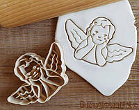 3Д Формочка Ангелочек с крыльями Вырубка для печенья Ангелочек с крыльями