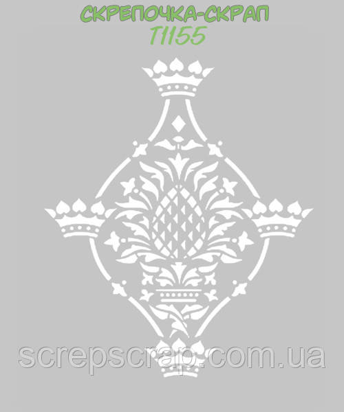Трафарет дамаск