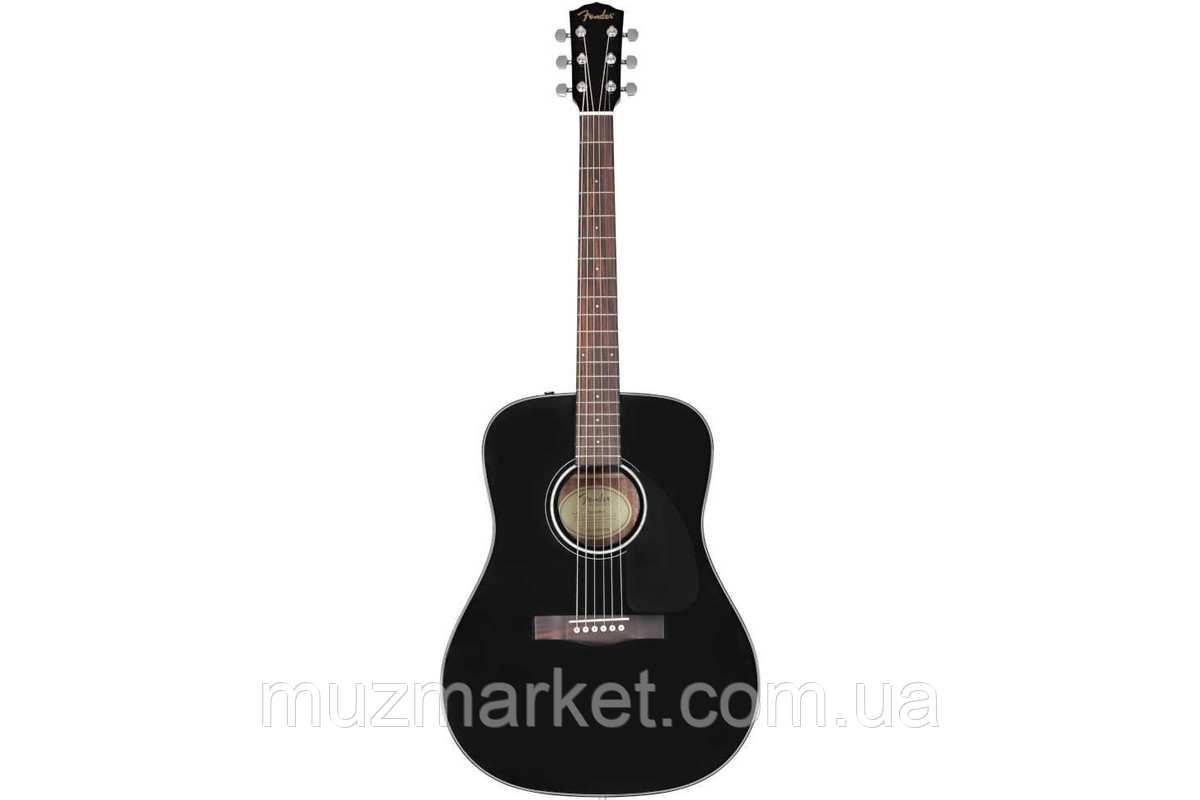 Акустична гітара FENDER CD-60 V3 WN BLACK, фото 1