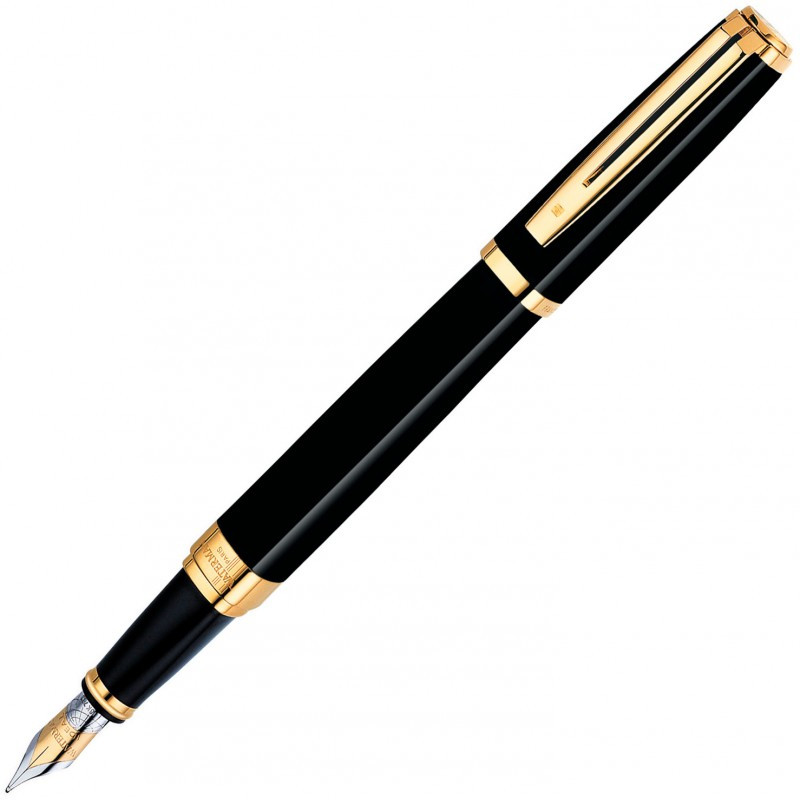 Ручка Waterman чорнильна EXCEPTION Ideal Black GT FP F (11 027)