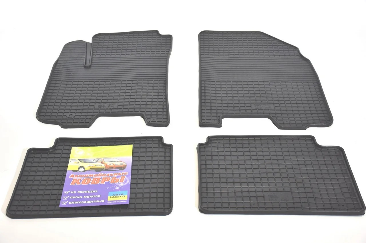 Гумові килимки в салон Chevrolet Lacetti Hatchback 2004-2013 ЗРТИ Харків, фото 1