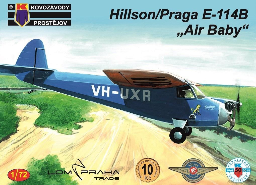 Пластикова модель 1/72 Kovozavody Prostejov 0094 чехословацький літак Hilson/Praga E-114B „Air Baby“, фото 1