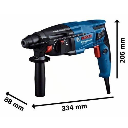 Перфоратор Bosch GBH 220 SDS plus 720Вт 22мм 2,0 Дж