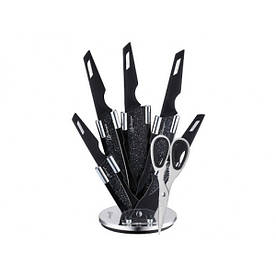 Набір Ножів (мармурове покриття) 7 предметів + підставка Bachmayer BM 313