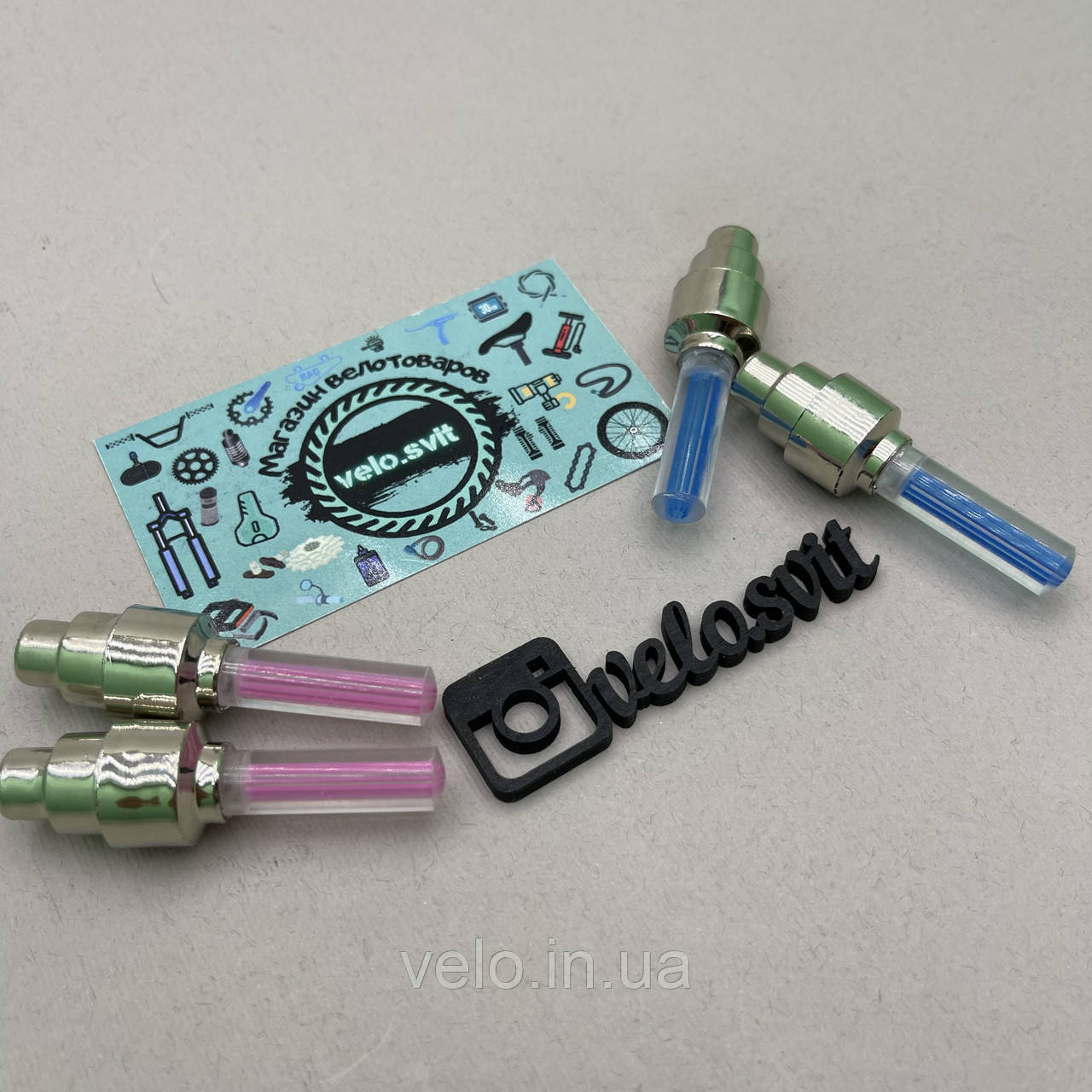 Світлодіодне підсвічування коліс велосипеда одноколірна