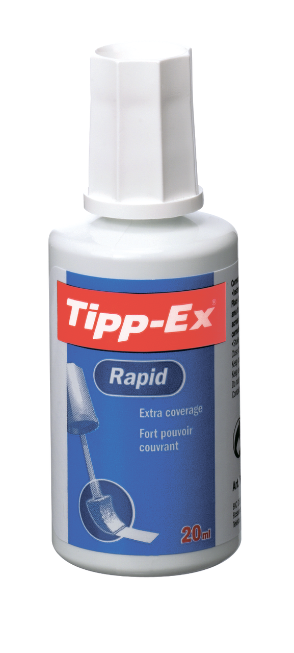 Коригуюча рідина "Tipp-Ex Rapid" з аплікатором, 20 мл