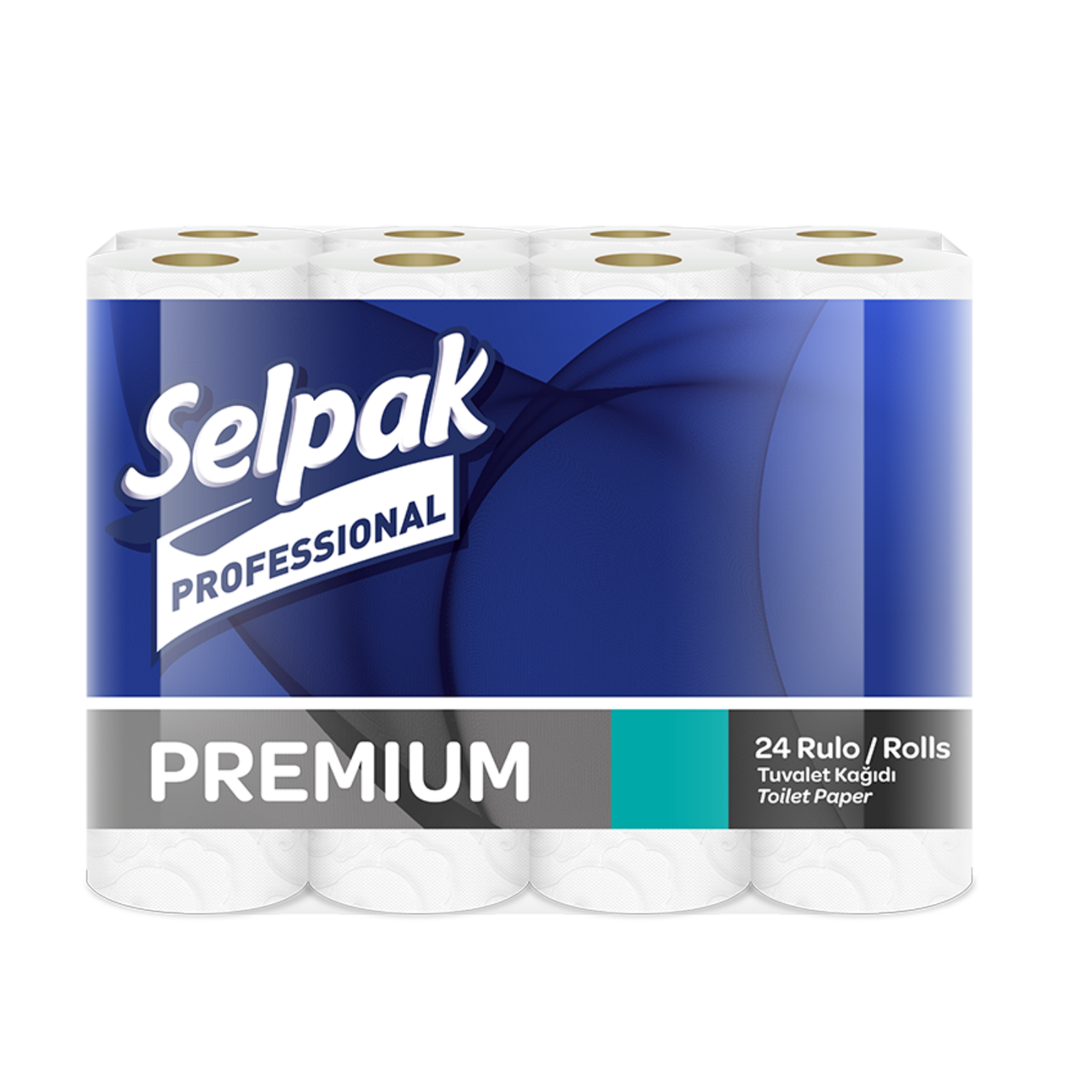 Папір туал. целюлоз. Premium, по 24 рул., 3-х шар., 18,6м, білий SELPAK PRO