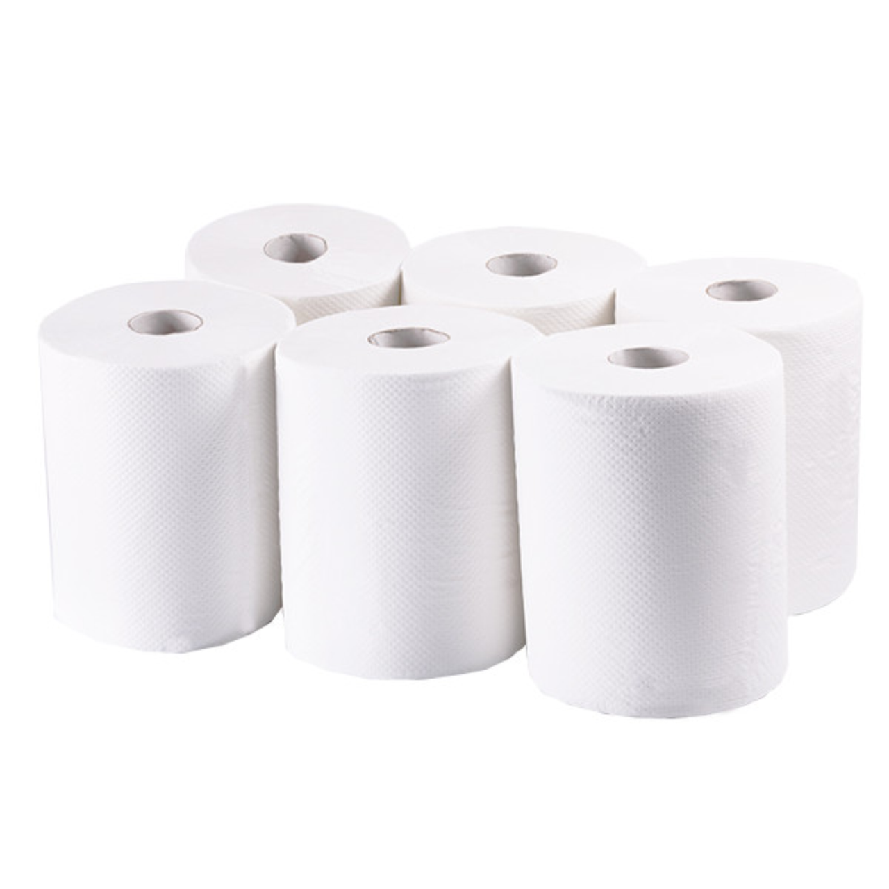 Рушники целюлозні "MIDI PREMIUM", 6 рул., на гільзі, 2-х сл., білий TISCHA PAPIER