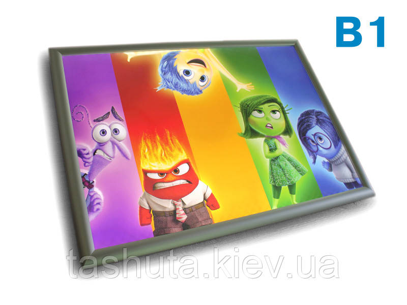 Фреймлайт (световая рамка) профиль 25мм, В1 формат (односторонний) Ташута  (12-61016-01)