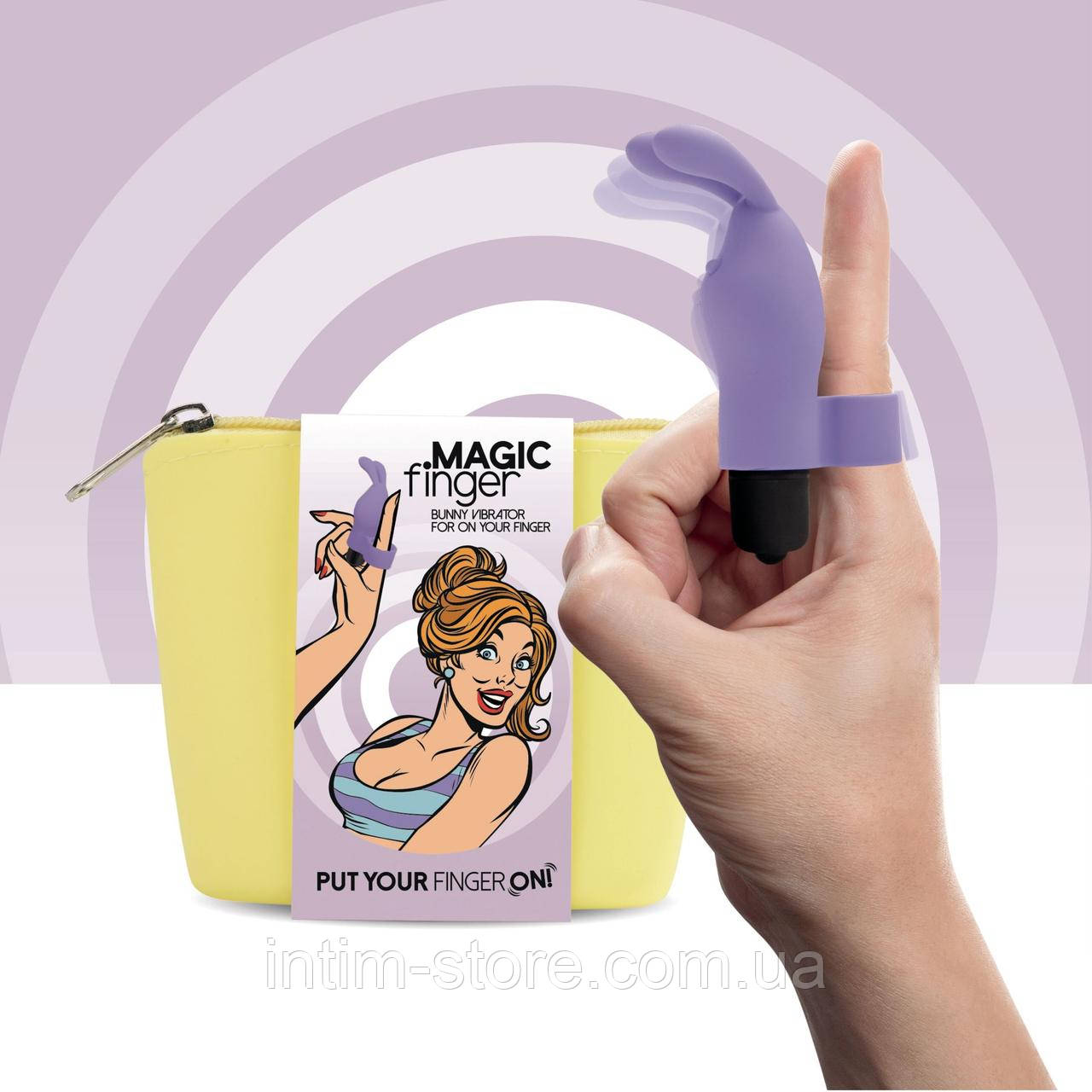 Вібратор на палець FeelzToys Magic Finger Vibrator Purple SO4435, фото 1