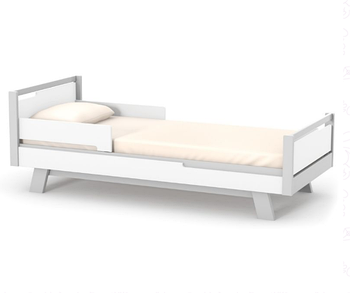 Ліжко підліткове Верес Манхеттен Біло-сірий 190х80 см