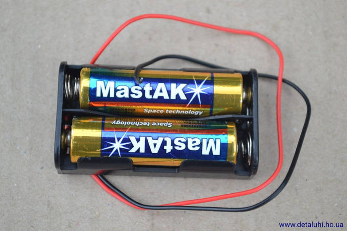 Контейнер для батарей 2хАА, цена 23 грн — Prom.ua (ID#651478755)