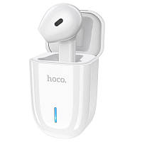 Беспроводная Bluetooth гарнитура с зарядным кейсом Hoco Flicker unilateral wireless headset E55 White