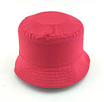 Панама дитяча 48, 50, 52, 54 розмір бавовна для дівчинки панамка головні убори червона (ПД72), фото 2