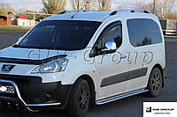 Пороги боковые труба с листом Peugeot Partner (08+) D51