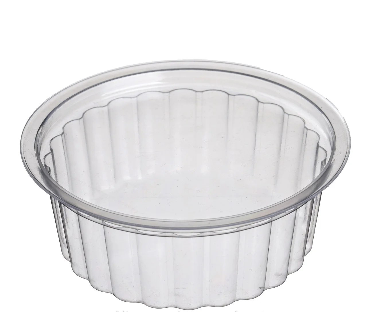 Соусник прозорий без кришки PS Ø100 мм. h = 37 мм. 200мл. Кр.0465