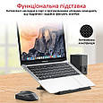 Підставка для ноутбука Promate DeskMate-5 Grey (Уцінка) (ch_deskmate-5.grey), фото 4