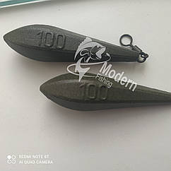 Коропове грузило Modern-Fishing-"Horizon" порошкова фарба "Green Powder", 100 г