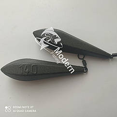 Коропове грузило Modern-Fishing — "Horizon" порошкова фарба "Green Powder", 140 г