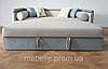 Диван ліжко для хлопчика розкладний NUAGE від Mebelle з матрацом 90х190 або ящиками, сірий, бежевий велюр, фото 4