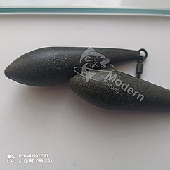 Коропове грузило Modern-Fishing — "Bullet" порошкова фарба "Green Powder", 90 г