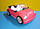 Рожева машинка кабріолет для ляльок типу барбі, лол YR-4, фото 7