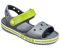 Сандалії дитячі Crocs Kids Bayaband Sandal Сірий салатовий