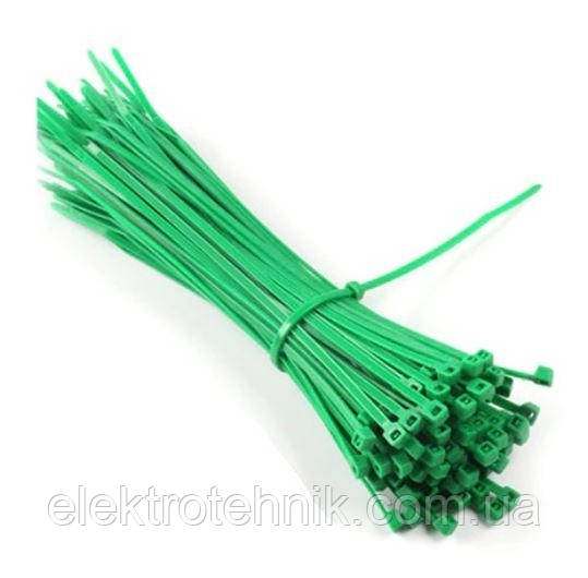 Кабельна стяжка 3*150 (2,5*150) нейлонова жовтого кольору 100шт.