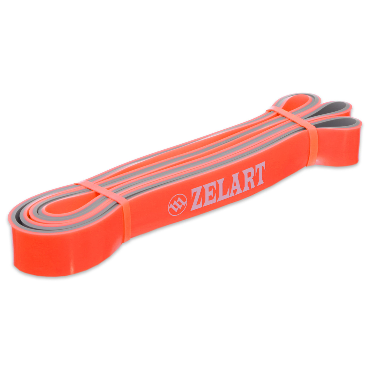 Гума для фітнесу та підтягувань двошарова Power Bands FI-0911-4 потужність XS Orange-Gray, фото 1