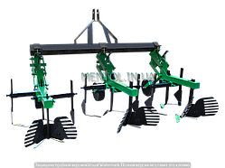 Культиватор міжрядної обробки ZV КМО-2,1 для мінітрактора (з окучниками)
