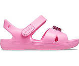 Сандалі дитячі Cross-Strap Classic Cross-Strap Charm Sandal Рожевий, фото 5
