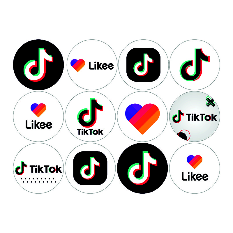 Вафельна картинка Tik Tok 4