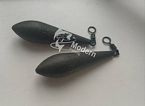 Коропове грузило Modern-Fishing — "Long Cast" порошкова фарба "Green Powder" 90 г