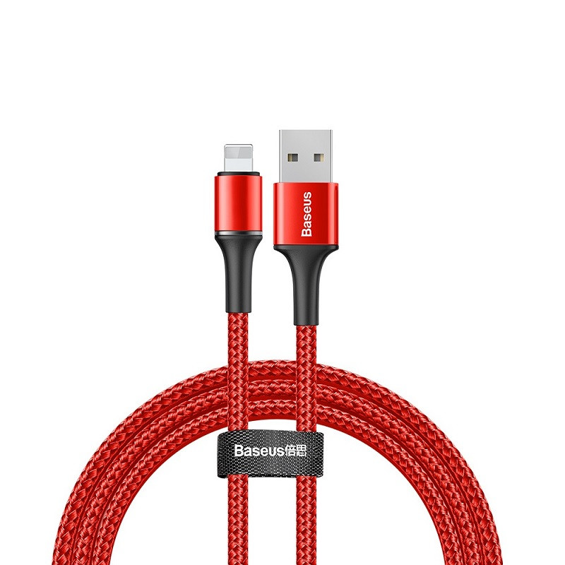 Кабель швидкого заряджання Baseus Lightning 2A 120 см. Red (CATYW-09)