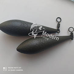Коропове грузило Modern-Fishing — "Long Cast" порошкова фарба "Green Powder" 110 г