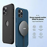 Захисний чохол Nillkin для iPhone 12 Pro Max (6.7 ") Super Frosted Shield Pro Magnetic Case Black, фото 8