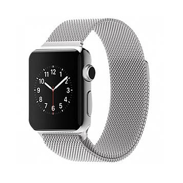 Ремінець для годинника Milanese loop steel bracelet Apple watch, 42-44 мм. Silver