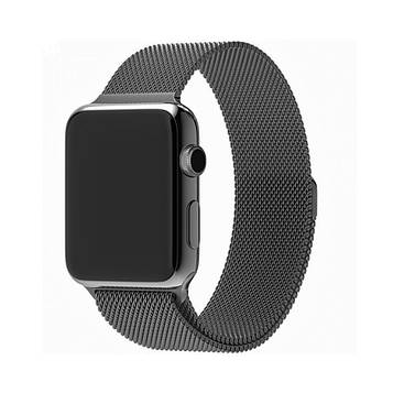 Ремінець для годинника Milanese loop steel bracelet Apple watch, 38-40 мм. Dark gray