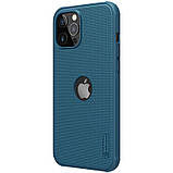 Захисний чохол Nillkin для iPhone 12 Pro Max (6.7 ") Super Frosted Shield Pro Magnetic Case Blue, фото 4