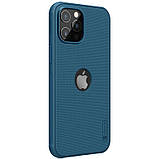 Захисний чохол Nillkin для iPhone 12 Pro Max (6.7 ") Super Frosted Shield Pro Magnetic Case Blue, фото 3