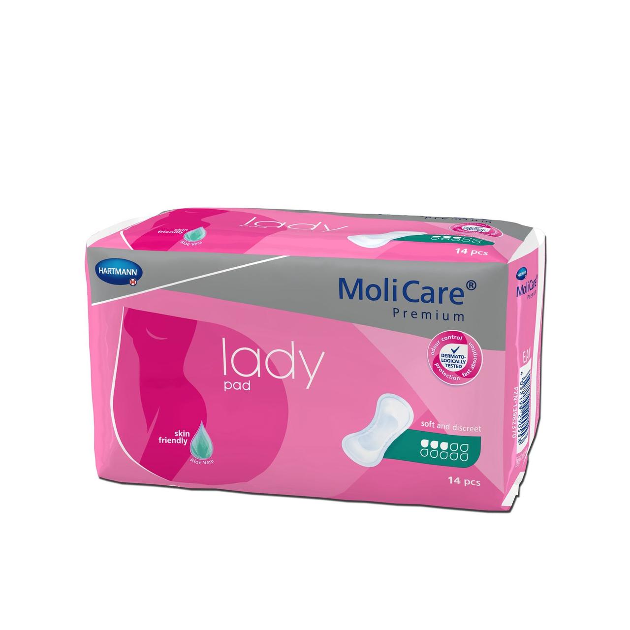 Прокладки урологічні при нетриманні сечі дуже легкого ступеня MoliCare® Premium lady pad 3 краплі 14шт/уп.