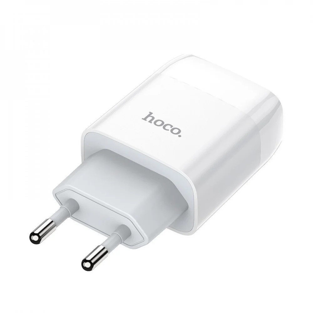 Мережевий зарядний пристрій Hoco C72Q Glorious 1USB QC3.0 18W White