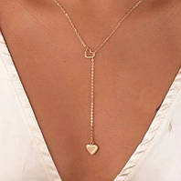 Тонка ланцюжок з підвіскою жіноча Сердечко