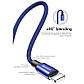Кабель швидкої зарядки Baseus Lightning 2A 120 см. Blue (CALYW-13), фото 3