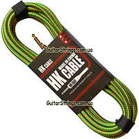 Кабель для гитары HK Premium Instrument Cable 5m. Green and Yellow