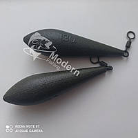 Карповое грузило Modern-Fishing - "Long Cast" порошковая краска "Green Powder 130г